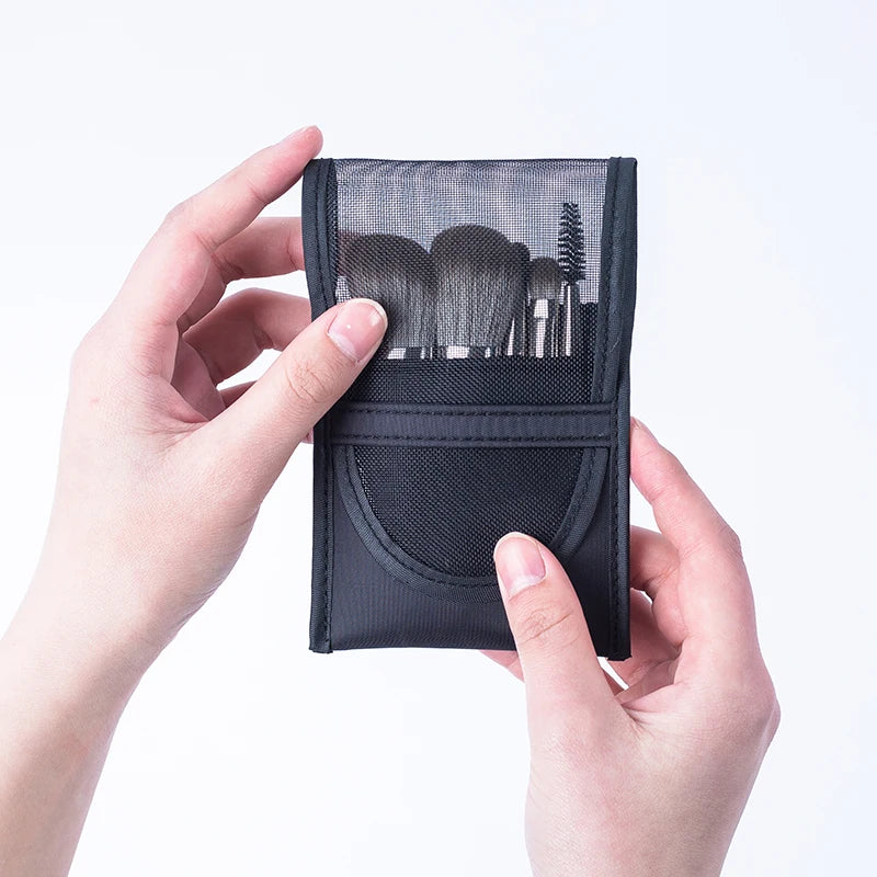 5-Piece Mini Makeup Brush Set – Soft, Portable & Travel-Friendly