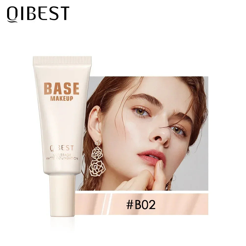 QIBEST Liquid Foundation – Long-Lasting Oil Control