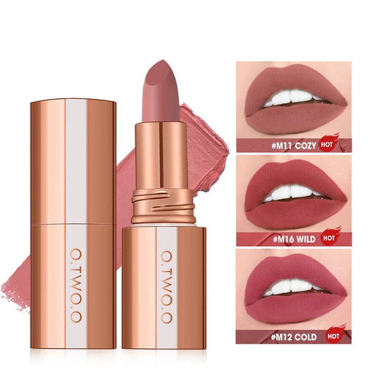 O.TWO.O Matte Lipstick –  Smudge-Free Tint
