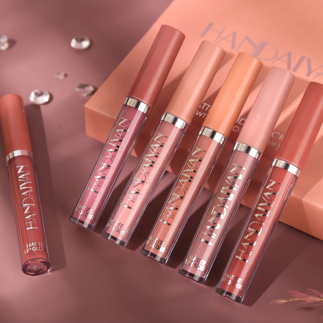 Handaiyan 6-Piece Matte Liquid Lipstick Set – Gift Box