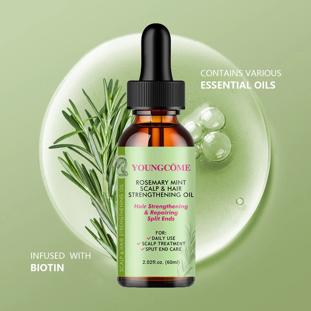 Rosemary Mint Hair Growth Oil – Moisturizing Care