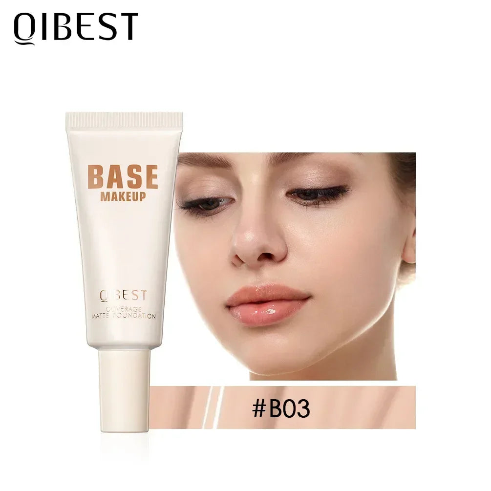 QIBEST Liquid Foundation – Long-Lasting Oil Control