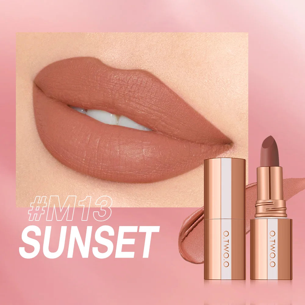 O.TWO.O Matte Lipstick –  Smudge-Free Tint